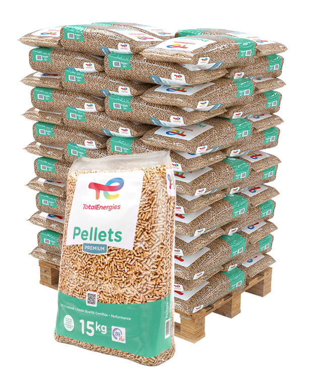 Granulés de bois Pellets Premium de TotalEnergies
